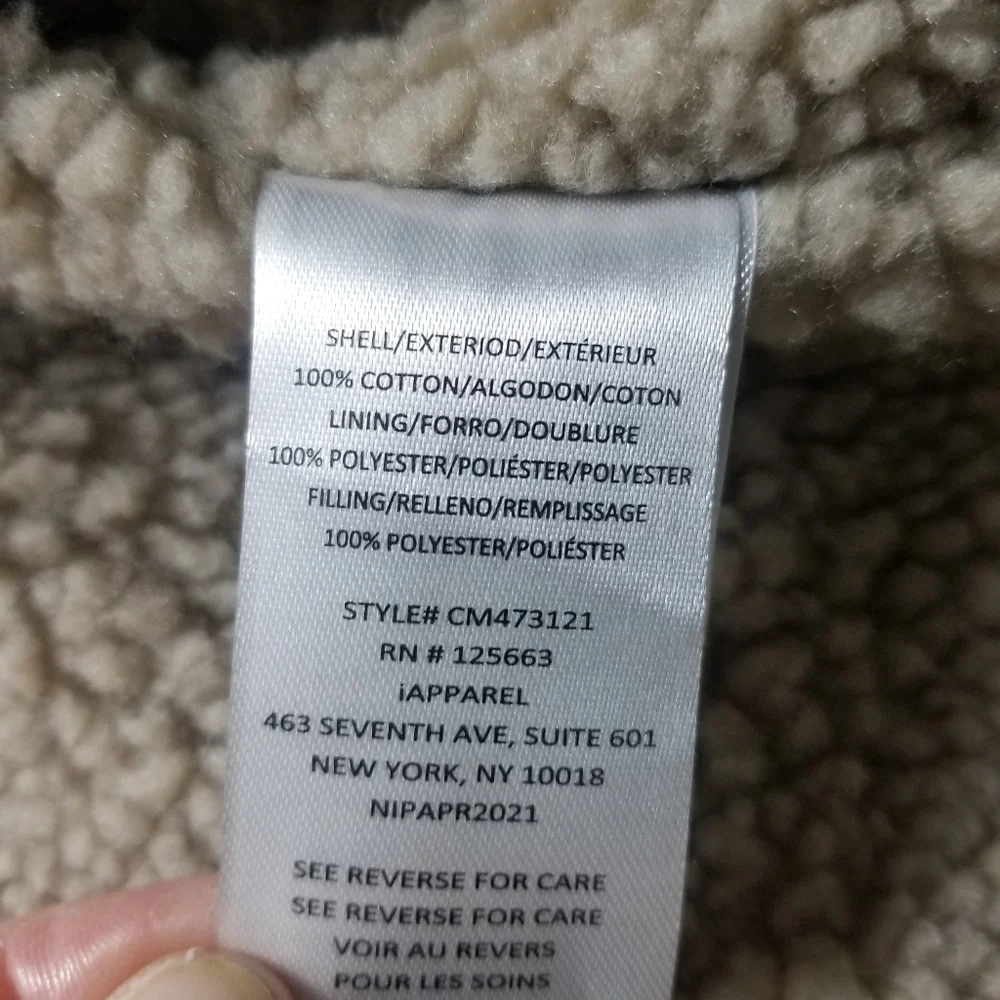 NWT CHEROKEE MEN'S BROWN COAT SIZE XL- SEE FULL DESCRIPTION